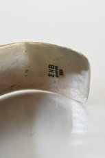 画像6: Ericka Nicolas Begay (エリッカニコラスビゲイ) Hammered Bangle (6)