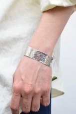 画像9: Ericka Nicolas Begay (エリッカニコラスビゲイ) Hammered Bangle (9)