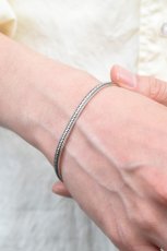画像9: Ericka Nicolas Begay (エリッカニコラスビゲイ) Stamp Bangle #01 (9)