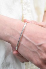 画像9: Ericka Nicolas Begay (エリッカニコラスビゲイ) Triangle Plain Bangle (9)