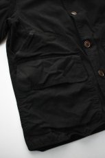 画像17: Behind The River (ビハインドザリバー) "Black Beauty Vintage" Black Over Dye American Field Hunting Jacket (17)