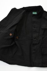 画像22: Behind The River (ビハインドザリバー) "Black Beauty Vintage" Black Over Dye Western Field Hunting Jacket (22)