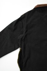 画像23: Behind The River (ビハインドザリバー) "Black Beauty Vintage" Black Over Dye red head Hunting Jacket (23)