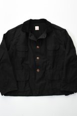 画像2: Behind The River (ビハインドザリバー) "Black Beauty Vintage" Black Over Dye ELK Brand Hunting Jacket (2)