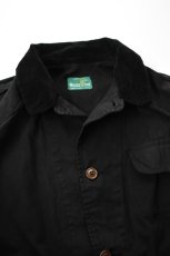 画像12: Behind The River (ビハインドザリバー) "Black Beauty Vintage" Black Over Dye Western Field Hunting Jacket (12)