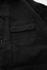 画像17: Behind The River (ビハインドザリバー) "Black Beauty Vintage" Black Over Dye Bullseye Bill Hunting Jacket (17)