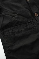 画像18: Behind The River (ビハインドザリバー) "Black Beauty Vintage" Black Over Dye American Field Hunting Jacket (18)