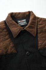 画像13: Behind The River (ビハインドザリバー) "Black Beauty Vintage" Black Over Dye red head Hunting Jacket (13)