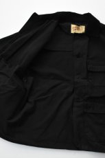 画像21: Behind The River (ビハインドザリバー) "Black Beauty Vintage" Black Over Dye Bullseye Bill Hunting Jacket (21)