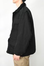 画像4: Behind The River (ビハインドザリバー) "Black Beauty Vintage" Black Over Dye Western Field Hunting Jacket (4)