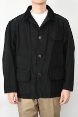 画像10: Behind The River (ビハインドザリバー) "Black Beauty Vintage" Black Over Dye Western Field Hunting Jacket (10)