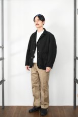 画像7: Behind The River (ビハインドザリバー) "Black Beauty Vintage" Black Over Dye American Field Hunting Jacket (7)