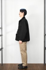 画像8: Behind The River (ビハインドザリバー) "Black Beauty Vintage" Black Over Dye Western Field Hunting Jacket (8)