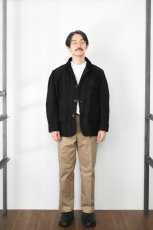 画像6: Behind The River (ビハインドザリバー) "Black Beauty Vintage" Black Over Dye Western Field Hunting Jacket (6)