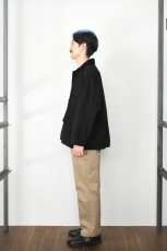 画像8: Behind The River (ビハインドザリバー) "Black Beauty Vintage" Black Over Dye Bullseye Bill Hunting Jacket (8)