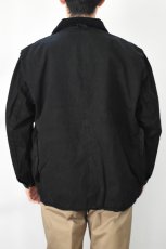 画像5: Behind The River (ビハインドザリバー) "Black Beauty Vintage" Black Over Dye Western Field Hunting Jacket (5)