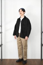 画像7: Behind The River (ビハインドザリバー) "Black Beauty Vintage" Black Over Dye Bullseye Bill Hunting Jacket (7)