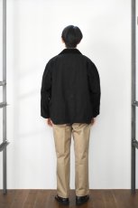 画像9: Behind The River (ビハインドザリバー) "Black Beauty Vintage" Black Over Dye Bullseye Bill Hunting Jacket (9)