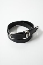 画像4: MASTER & Co. (マスターアンドコー) MEETS EXCLUSIVE IBIZA×BUTTERO 30mm TRIPLE LOOPS BELT PUNTALE [BLACK] (4)