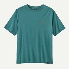 画像2: patagonia (パタゴニア) メンズ・キャプリーン・クール・デイリー・グラフィック・シャツ [STRATASPIRE/WETLAND BLUE X-DYE] (2)