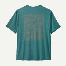 画像1: patagonia (パタゴニア) メンズ・キャプリーン・クール・デイリー・グラフィック・シャツ [STRATASPIRE/WETLAND BLUE X-DYE] (1)