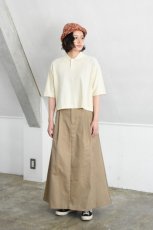 画像5: 【For WOMEN】handvaerk (ハンドバーク) PIQUE S/S POLO SHIRT [CREAM] (5)