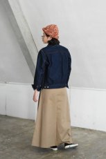 画像7: 【For WOMEN】SCYE BASICS (サイベーシックス) San Joaquin Cotton Midi Skirt [BEIGE] (7)