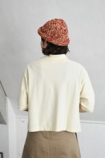 画像4: 【For WOMEN】handvaerk (ハンドバーク) PIQUE S/S POLO SHIRT [CREAM] (4)