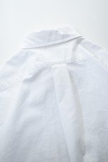 画像18: 【For WOMEN】orslow (オアスロウ) SHORT BUTTON DOWN SHIRT WITH PAINT [WHITE with PAINT] (18)