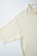 画像9: 【For WOMEN】handvaerk (ハンドバーク) PIQUE S/S POLO SHIRT [CREAM] (9)