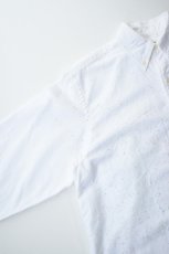 画像11: 【For WOMEN】orslow (オアスロウ) SHORT BUTTON DOWN SHIRT WITH PAINT [WHITE with PAINT] (11)