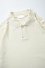 画像7: 【For WOMEN】handvaerk (ハンドバーク) PIQUE S/S POLO SHIRT [CREAM] (7)
