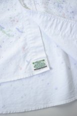 画像14: 【For WOMEN】orslow (オアスロウ) SHORT BUTTON DOWN SHIRT WITH PAINT [WHITE with PAINT] (14)