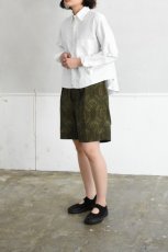 画像7: 【For WOMEN】orslow (オアスロウ) SHORT BUTTON DOWN SHIRT WITH PAINT [WHITE with PAINT] (7)