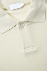 画像8: 【For WOMEN】handvaerk (ハンドバーク) PIQUE S/S POLO SHIRT [CREAM] (8)