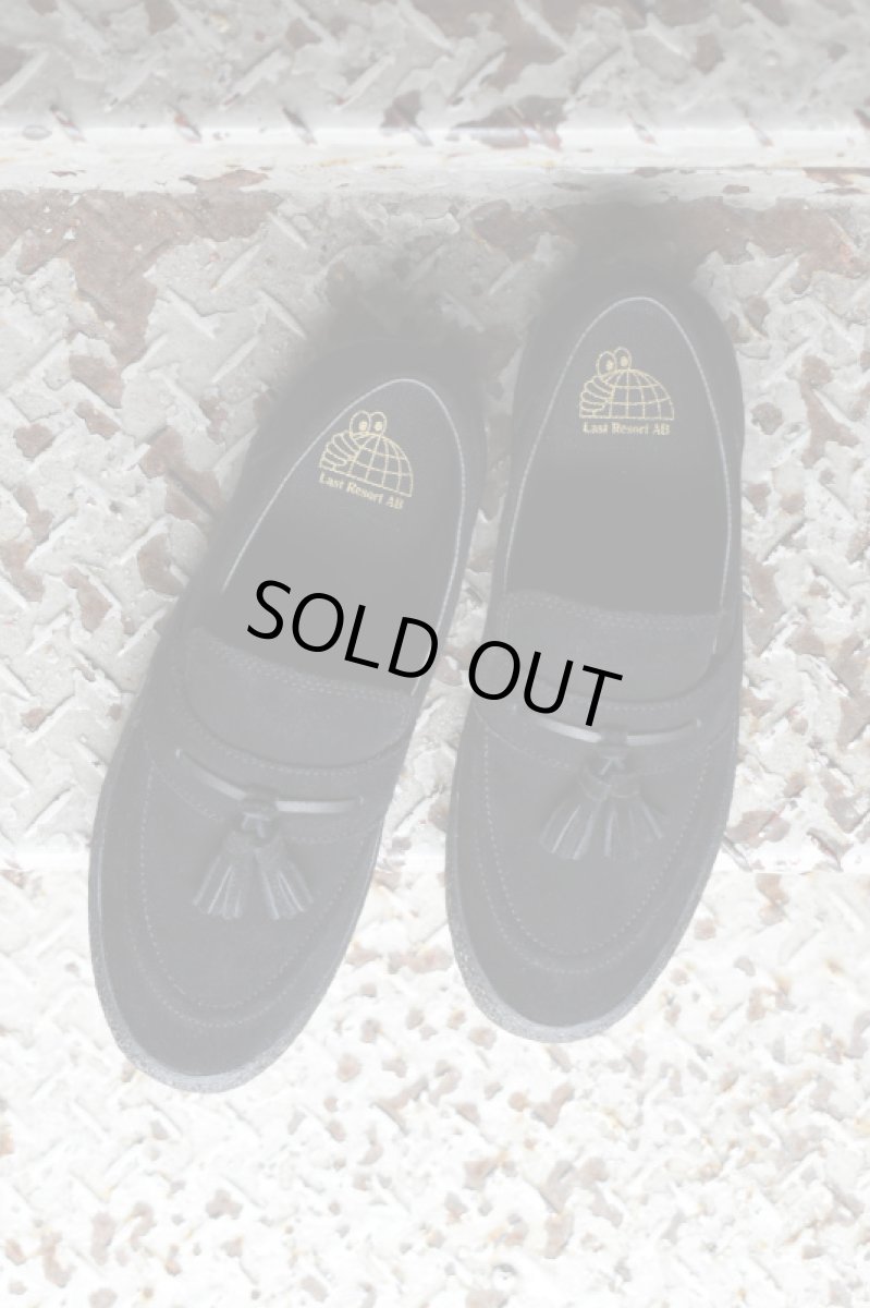 画像1: Last Resort AB (ラストリゾートエービー) VM005-Loafer Suede [BLACK/BLACK] (1)