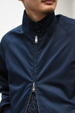 画像3: Scye (サイ) Cotton Linen Plaid Harrington Jacket [DARK NAVY] (3)