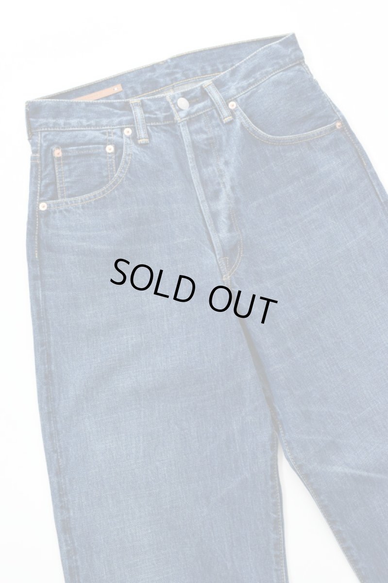 画像10: SCYE BASICS (サイベーシックス) Selvedge Denim Wide Leg Jeans Used Wash [INDIGO] (10)