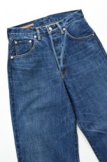画像3: SCYE BASICS (サイベーシックス) Selvedge Denim Wide Leg Jeans Used Wash [INDIGO] (3)
