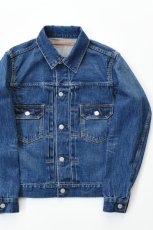 画像1: SCYE BASICS (サイベーシックス) Selvedge Denim Jacket Type2 Used Wash [INDIGO] (1)