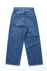 画像11: SCYE BASICS (サイベーシックス) Selvedge Denim Wide Leg Jeans Used Wash [INDIGO] (11)