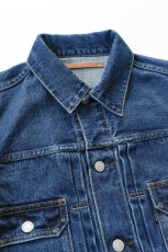 画像3: SCYE BASICS (サイベーシックス) Selvedge Denim Jacket Type2 Used Wash [INDIGO] (3)