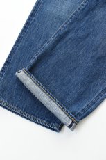 画像9: SCYE BASICS (サイベーシックス) Selvedge Denim Wide Leg Jeans Used Wash [INDIGO] (9)