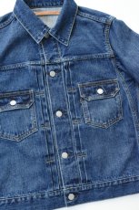 画像8: SCYE BASICS (サイベーシックス) Selvedge Denim Jacket Type2 Used Wash [INDIGO] (8)