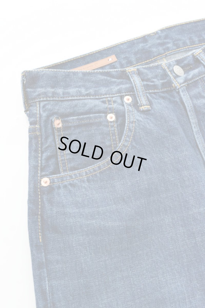 画像12: SCYE BASICS (サイベーシックス) Selvedge Denim Wide Leg Jeans Used Wash [INDIGO] (12)