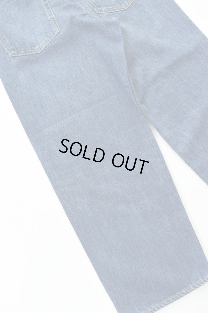 画像21: SCYE BASICS (サイベーシックス) Selvedge Denim Wide Leg Jeans Used Wash [INDIGO] (21)