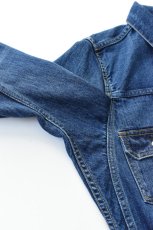 画像6: SCYE BASICS (サイベーシックス) Selvedge Denim Jacket Type2 Used Wash [INDIGO] (6)