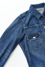 画像5: SCYE BASICS (サイベーシックス) Selvedge Denim Jacket Type2 Used Wash [INDIGO] (5)