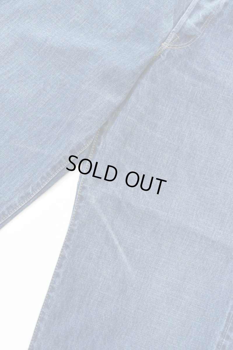 画像15: SCYE BASICS (サイベーシックス) Selvedge Denim Wide Leg Jeans Used Wash [INDIGO] (15)