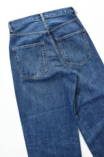 画像12: SCYE BASICS (サイベーシックス) Selvedge Denim Wide Leg Jeans Used Wash [INDIGO] (12)